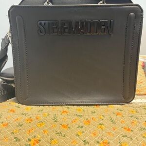 Steve Madden Sleek Black Crossbody Bag